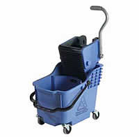 NUMATIC PLASTIC BUCKET & WRINGER DUEL COMPARTMENT
